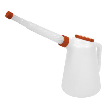 Sealey JDL5SET Oil Containers with Lid & Flexible Spout 5L - Set of 5 Sealey