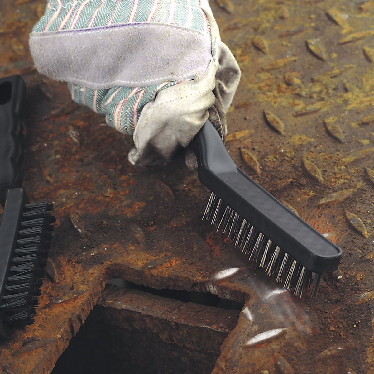 Sealey AK9801 Wire Brush Set Auto Engineer's 3pc Sealey