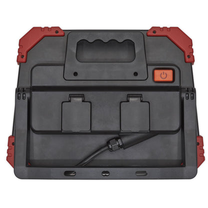 Sealey LED48230 Site Light with 2 x 13A Sockets 48W SMD LED 230V Sealey