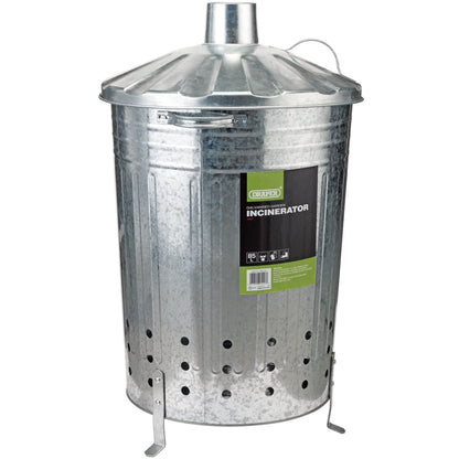 Draper 53253 Galvanised Garden Incinerator 85L Draper