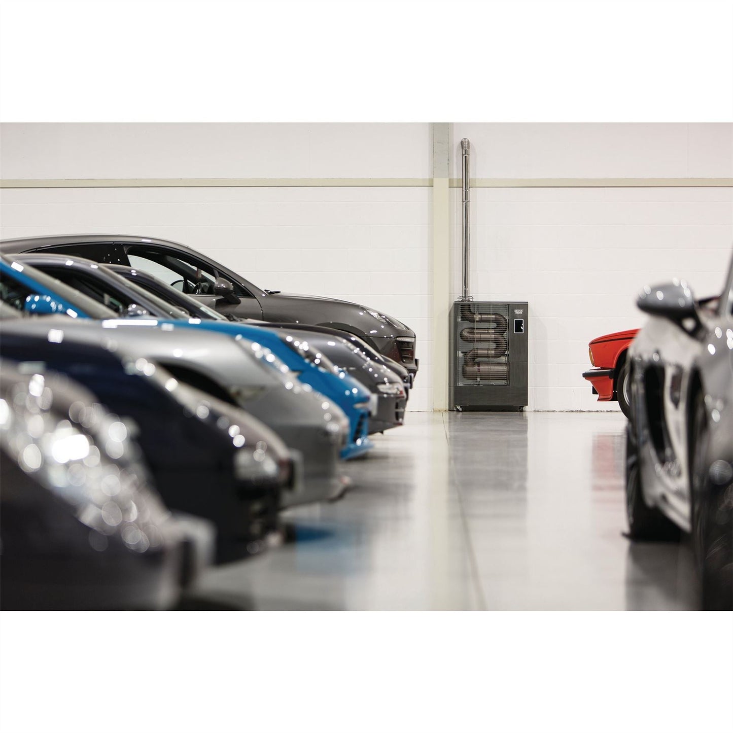 Draper 18037 230V Far Infrared Diesel Heater with Flue Kit 40000 BTU/11.6kW Draper