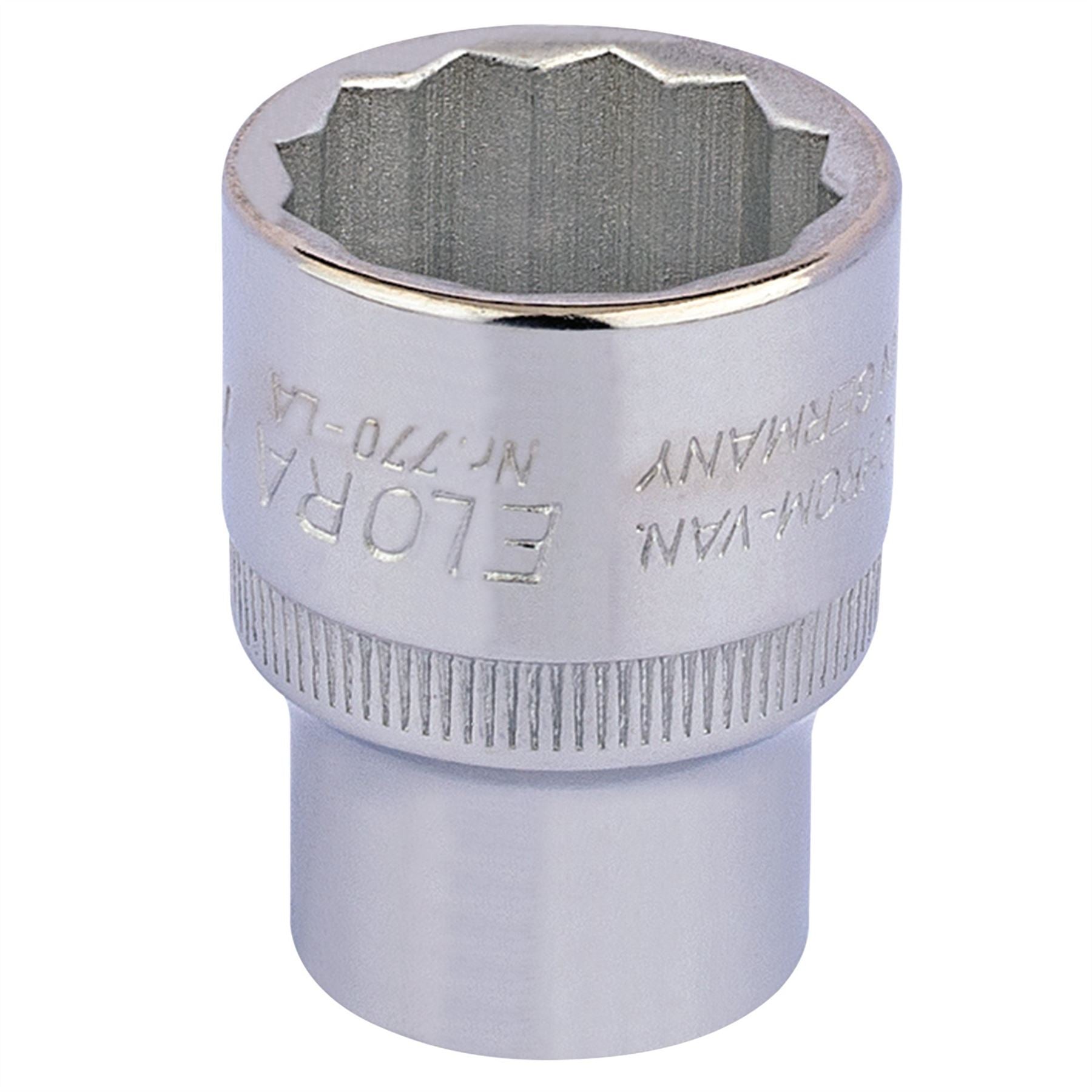 Elora 24442 Bi-Hexagon Socket 1/2" Sq. Dr. 7/8" Elora