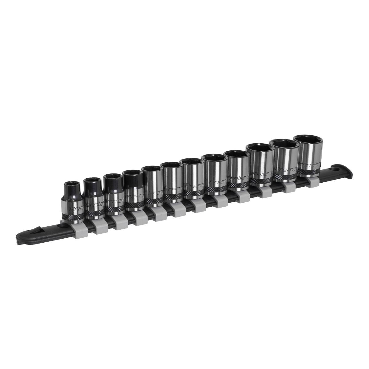 Sealey AK7992 Socket Set 12pc 3/8"Sq Drive Metric - Premier Black Sealey