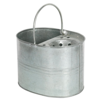 Sealey BM08 Mop Bucket 13L - Galvanized Sealey