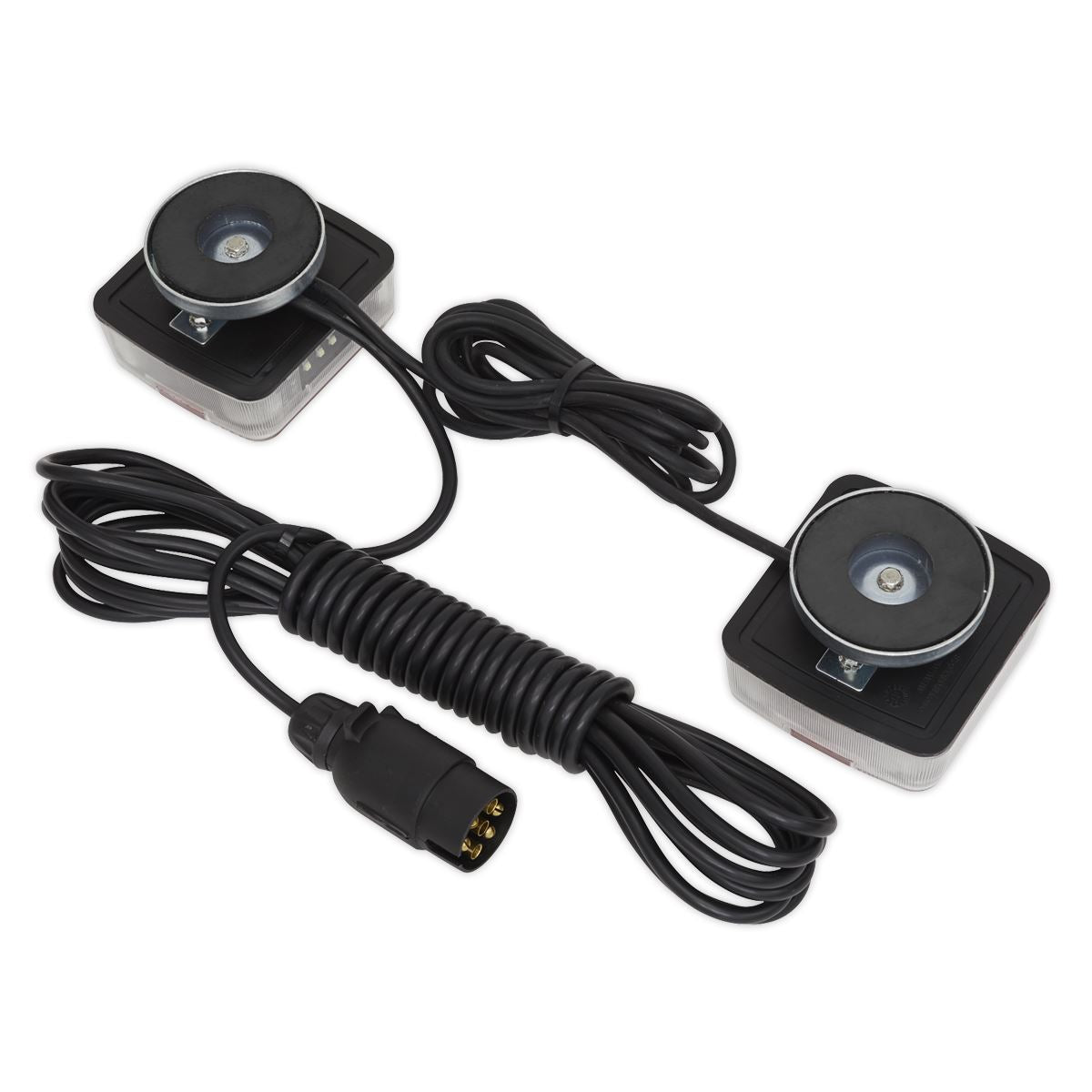 Sealey TB18LEDMAG Rear Lighting Set Magnetic LED 12V Sealey