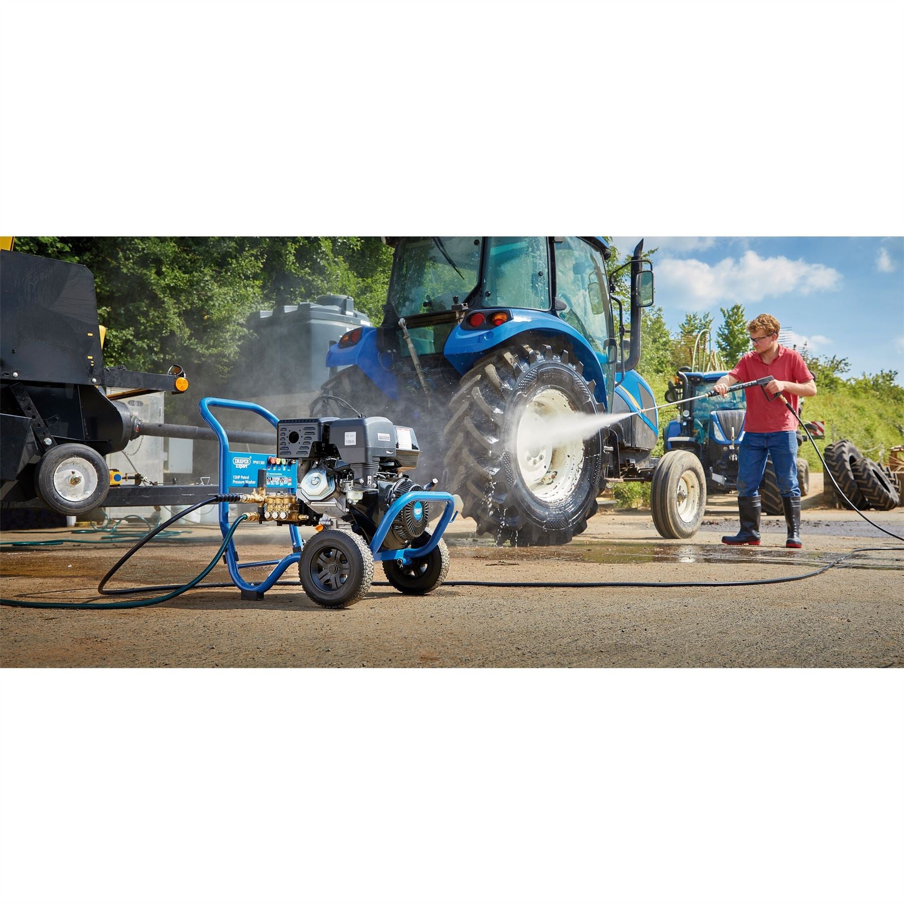 Draper 83819 Expert Petrol Pressure Washer 13Hp Draper