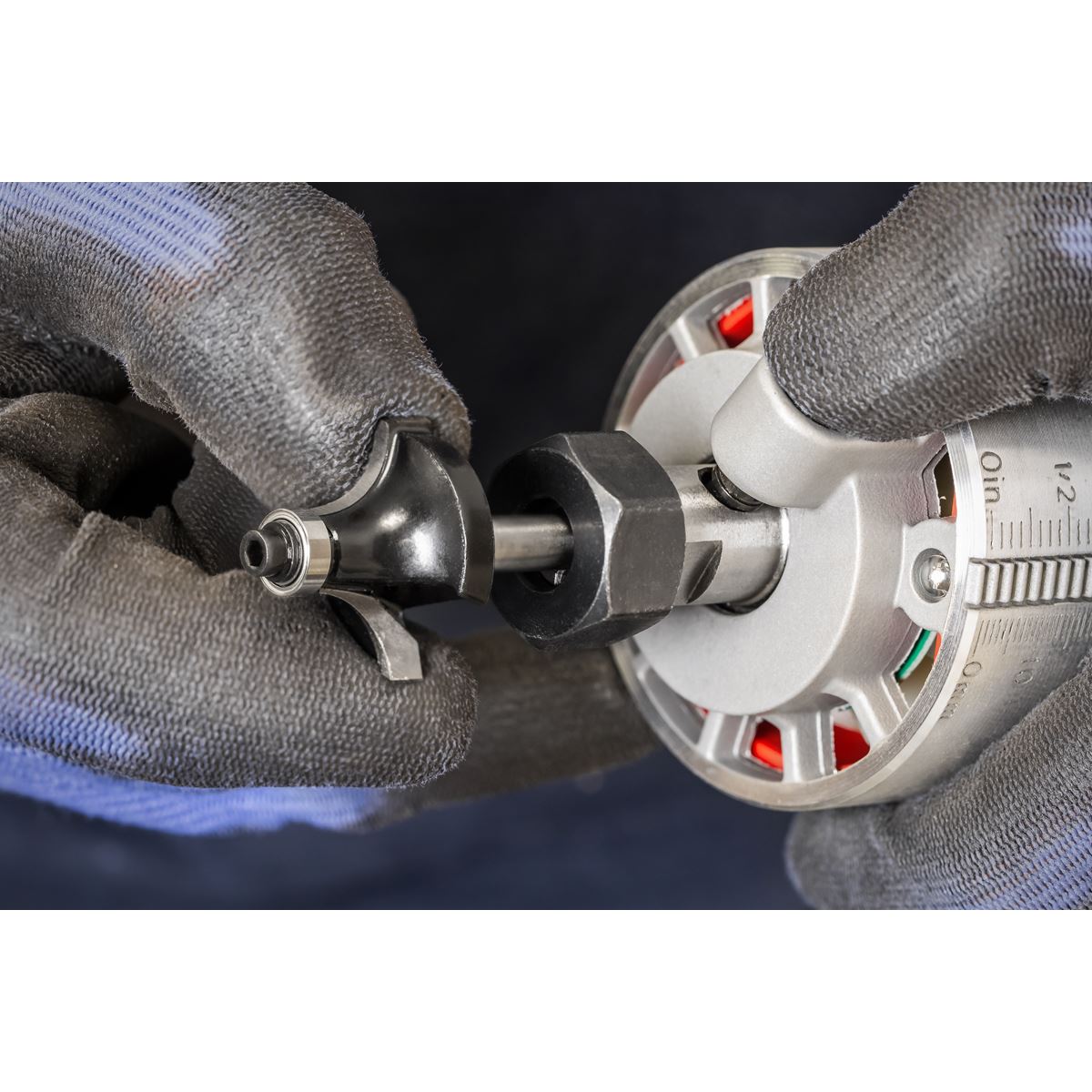 Sealey AK9912 Router Bit Set 12pc 1/4" Shank Sealey