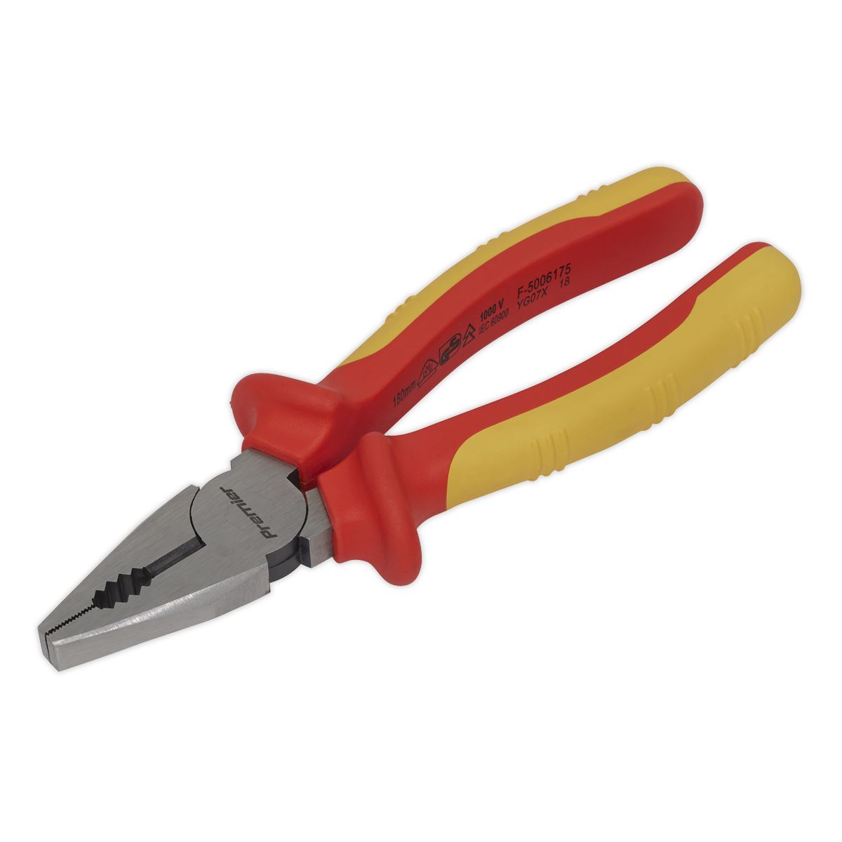 Sealey AK83454 Combination Pliers 175mm VDE Approved Sealey