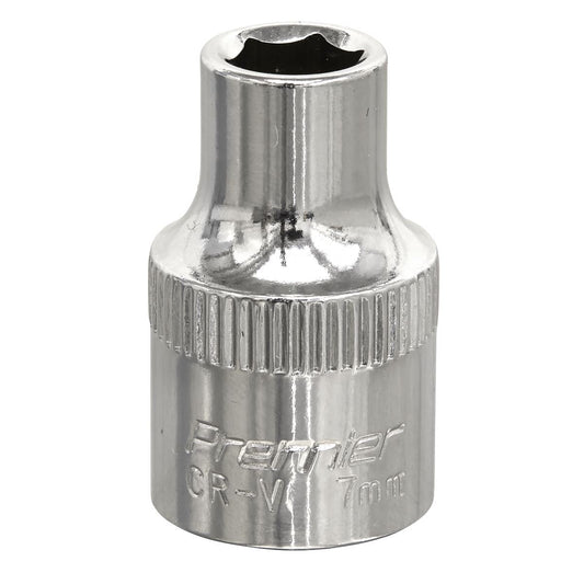 Sealey SP3807 WallDrive® Socket 7mm 3/8"Sq Drive Fully Polished Sealey