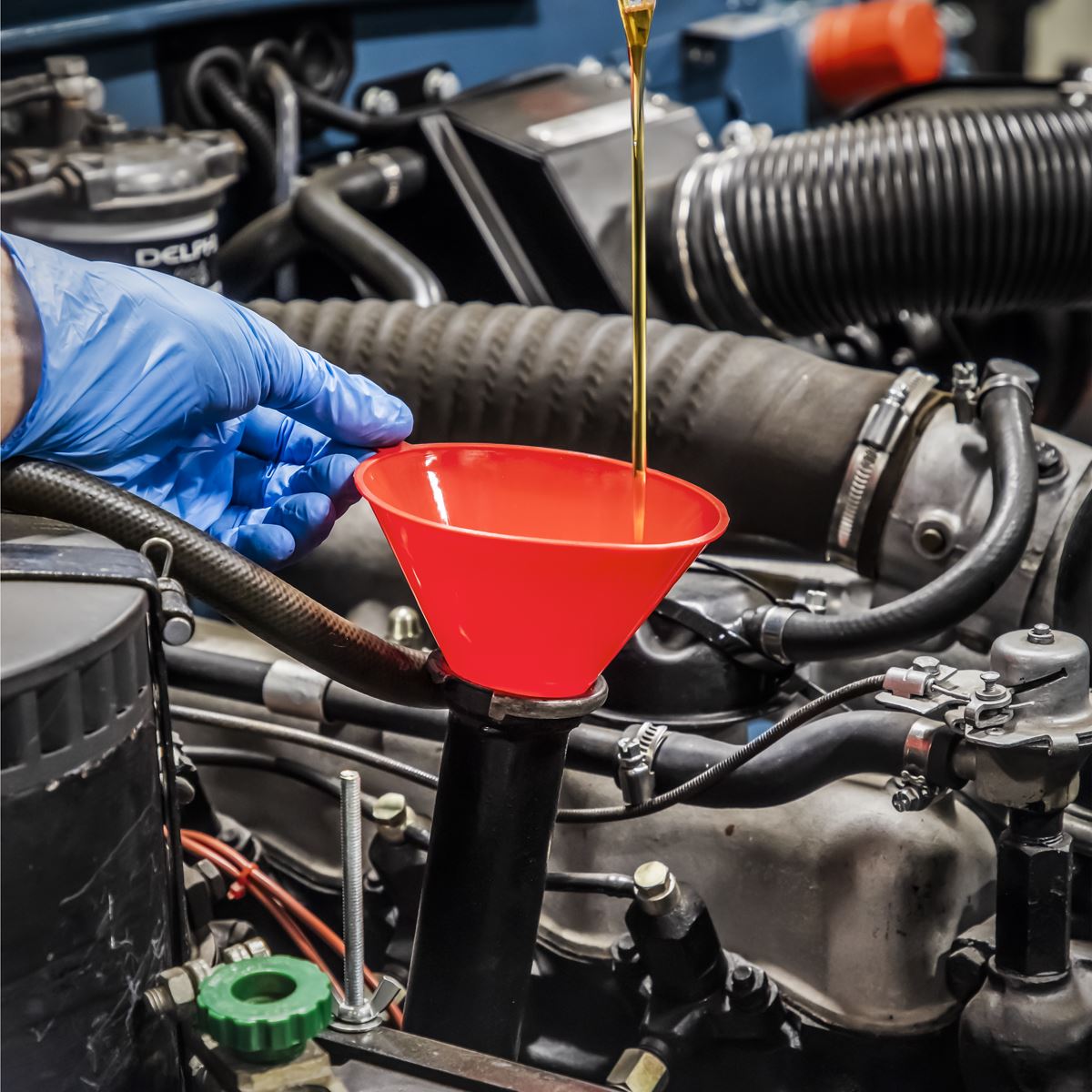 Sealey F1E Funnel Small Economy Ø115mm Fixed Spout Sealey