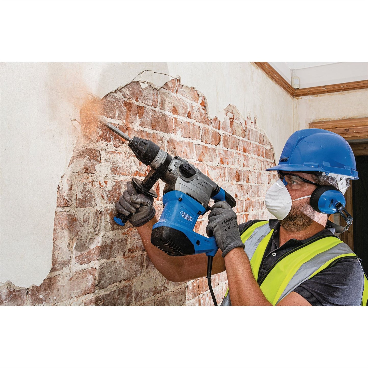 Draper 56405 Expert 230V SDS+ Rotary Hammer Drill 1500W 5.2kg Draper