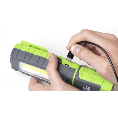 Sealey LED601G LED Twist Rechargeable Inspection Light 5W COB & 1W SMD Sealey