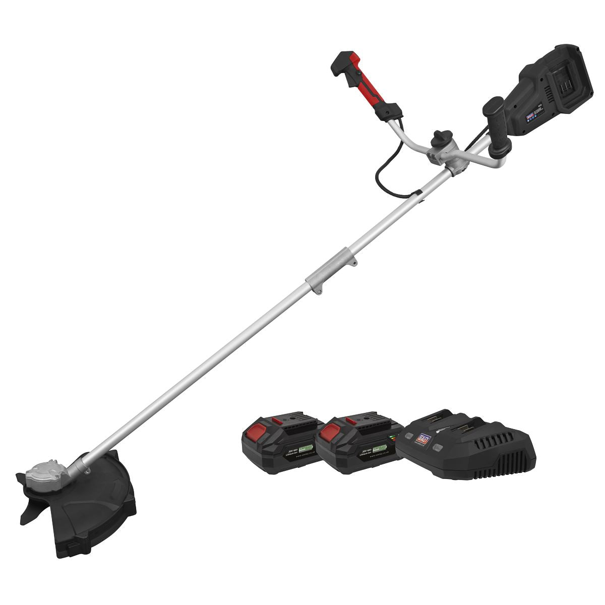 Sealey CP40VBCKIT Brush Cutter & Strimmer Kit 40V 4Ah SV20 Series 35cm Sealey