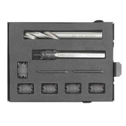Sealey AK4730 Spot Weld Cutter & Drill Bit Set 9pc Ø10mm Sealey