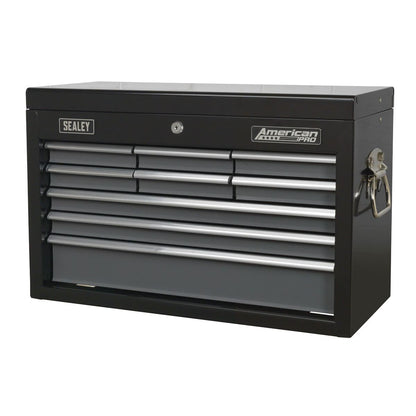 Sealey AP2509B Topchest 9 Drawer with Ball-Bearing Slides - Black/Grey Sealey