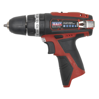 Sealey CP1201 Cordless Combi Drill Ø10mm 12V SV12 Series - Body Only Sealey