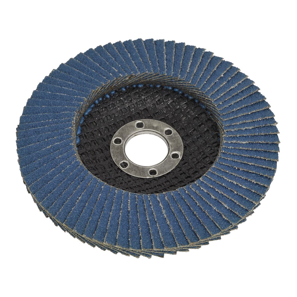 Sealey FD10080 Flap Disc Zirconium Ø100mm Ø16mm Bore 80Grit Sealey