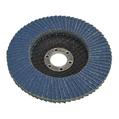 Sealey FD10080 Flap Disc Zirconium Ø100mm Ø16mm Bore 80Grit Sealey