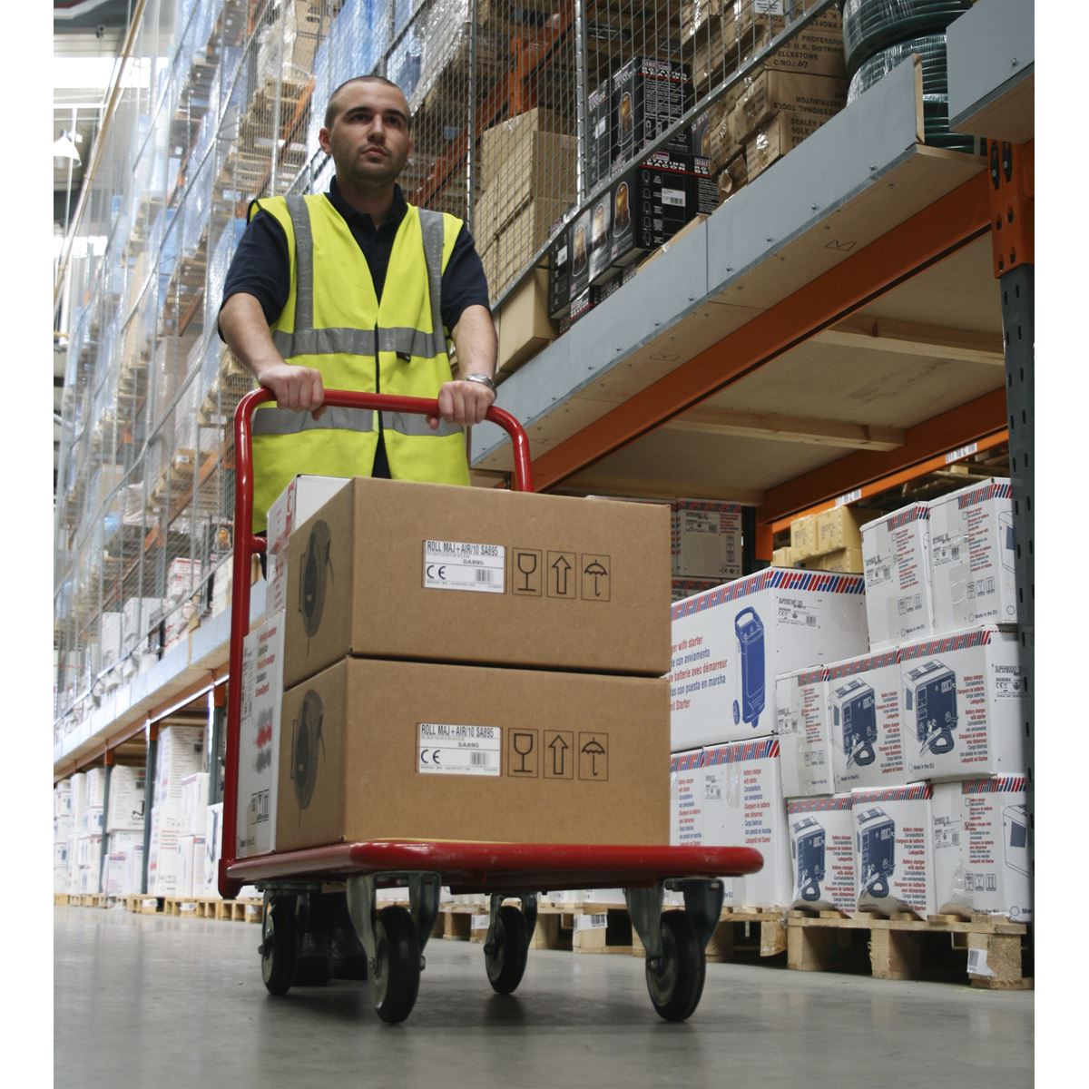 Sealey CST993 Platform Truck 250kg Capacity Heavy-Duty Sealey