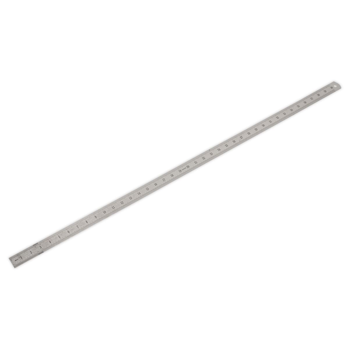 Sealey AK9643 Stainless Steel Rule 40" (1000mm) Sealey