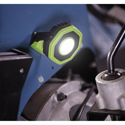 Sealey LED700P Rechargeable Pocket Floodlight with Magnet 360° 7W COB LED - Green Sealey