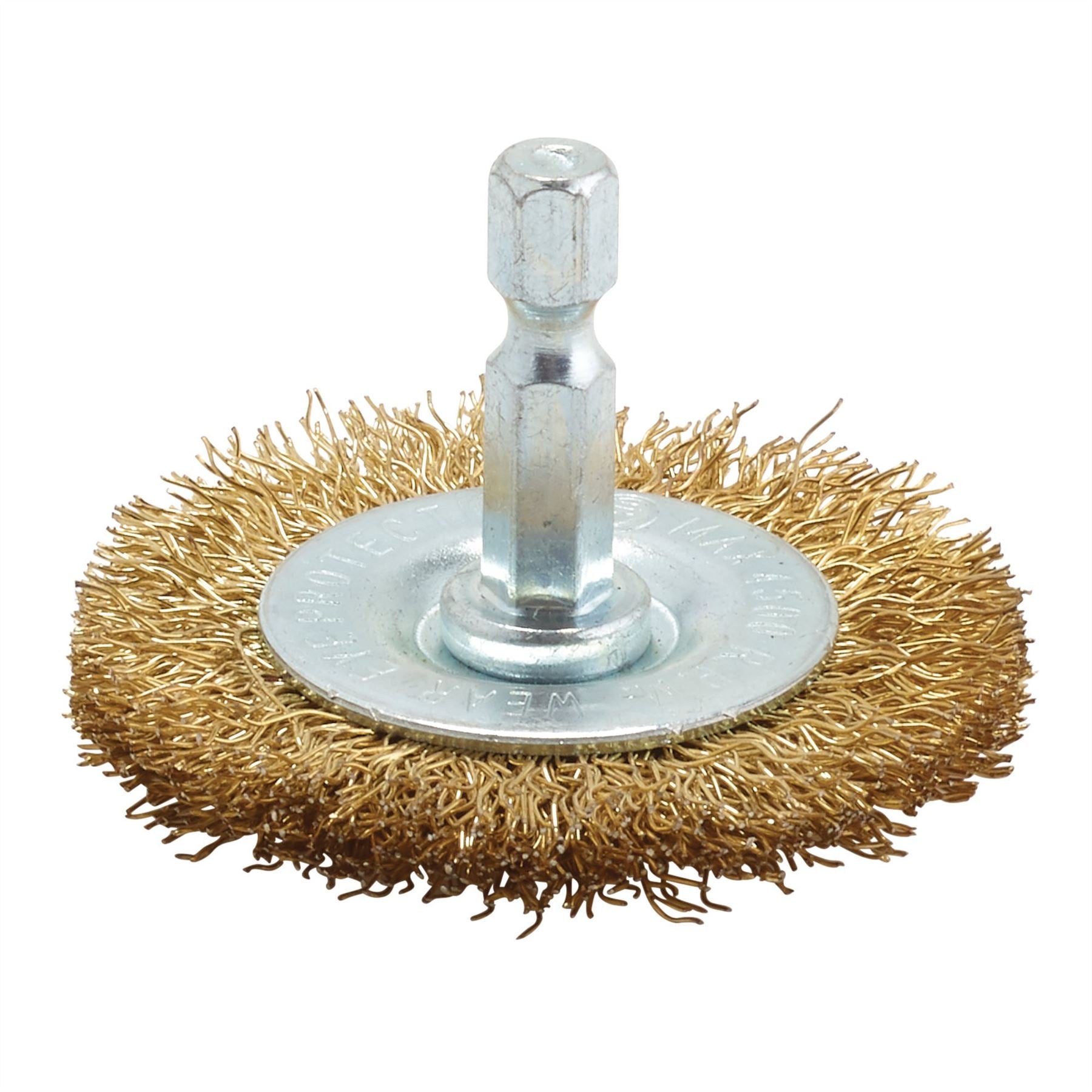 Draper 41427 Brassed Steel Crimped Wire Wheel Brush 50mm Draper