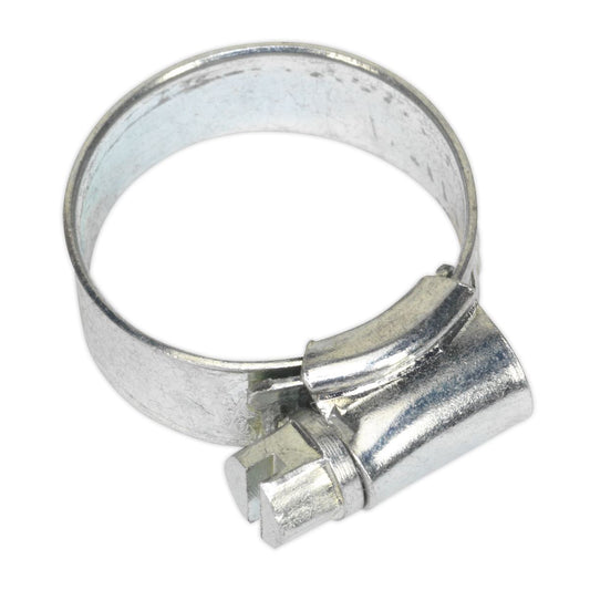 Sealey SHC0X Hose Clip Zinc Plated Ø16-25mm Pack of 20 Sealey