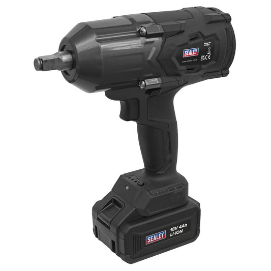 Sealey CP1812 Cordless Impact Wrench 18V 4Ah Lithium-ion 1/2"Sq Drive Sealey