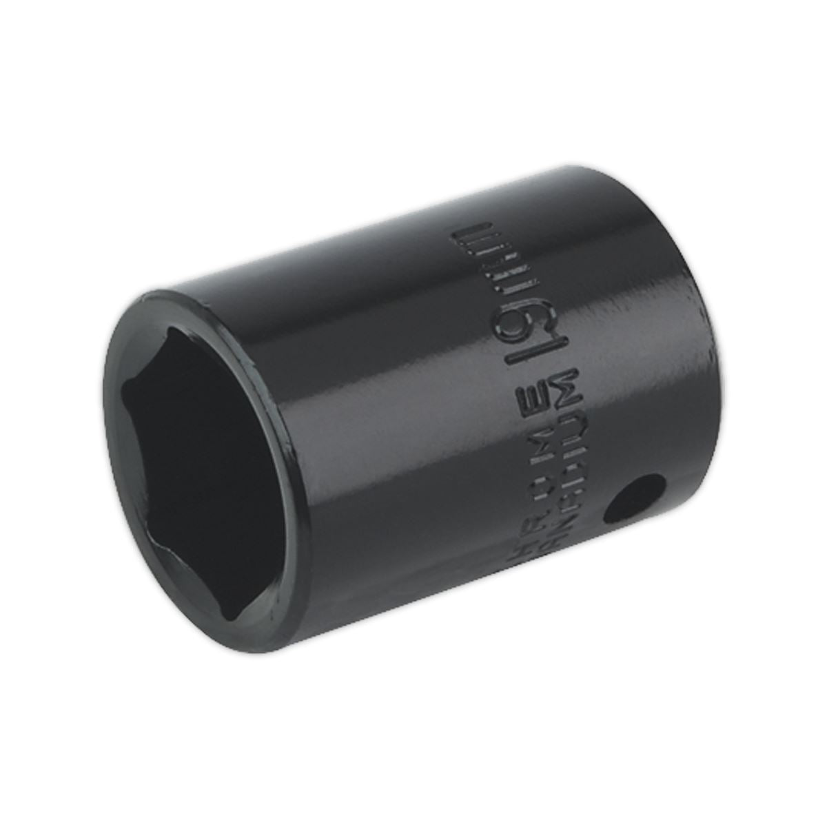 Sealey IS1219 Impact Socket 19mm 1/2"Sq Drive Sealey
