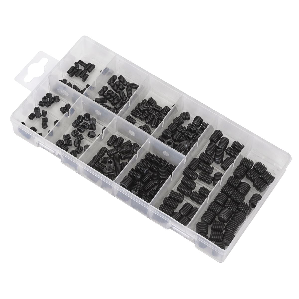 Sealey AB045GS Grub Screw Assortment 250pc DIN 916 M4-M10 Metric Sealey