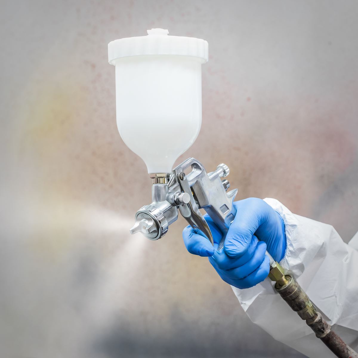 Sealey SSG501 Spray Gun Gravity Feed 2.2mm Set-Up Sealey