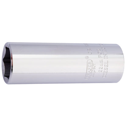 Draper 39046 Diesel Injector Socket 1/2" Sq. Dr. 22mm Draper