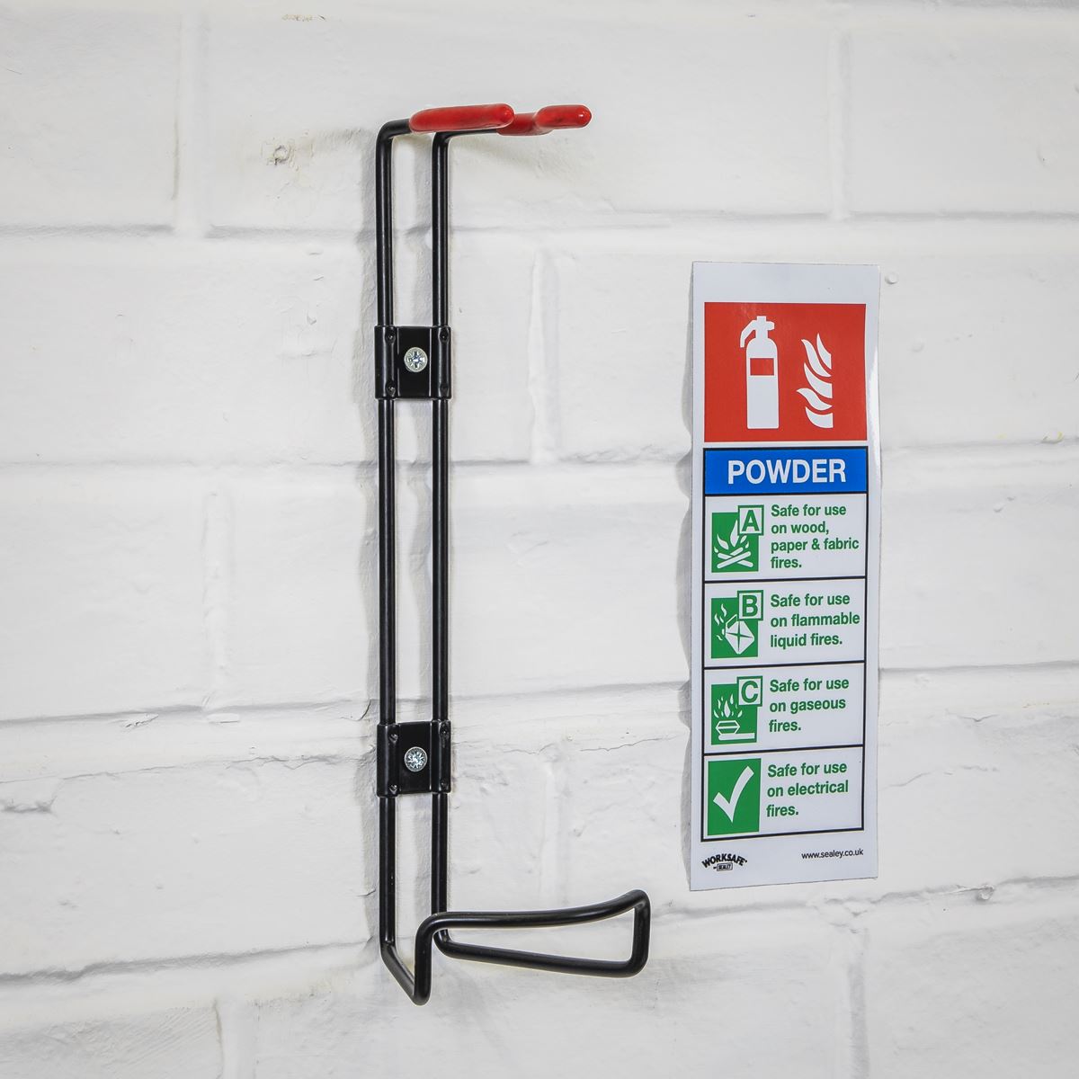 Sealey SDPE01 Fire Extinguisher 1kg Dry Powder Sealey