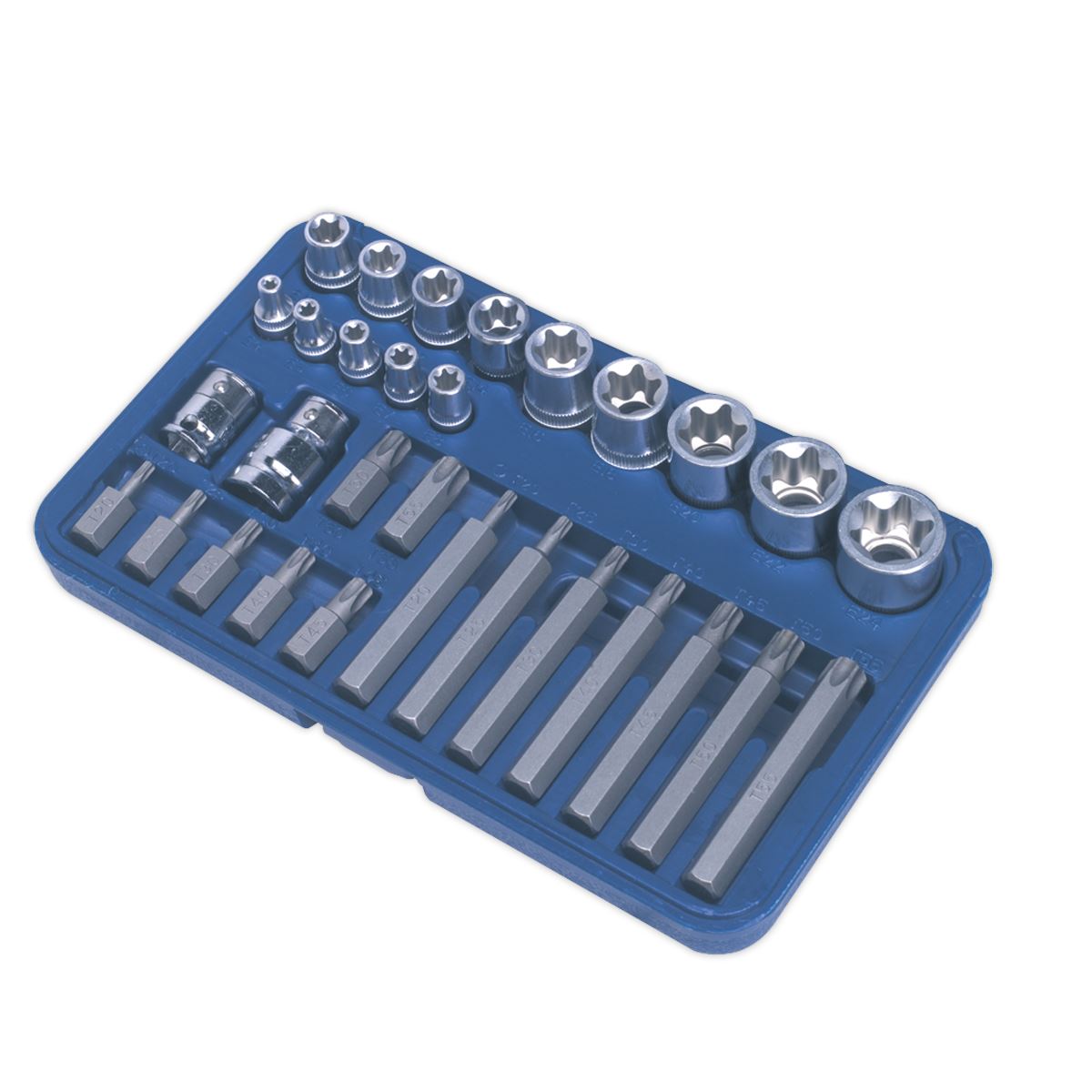 Sealey AK619 TRX-Star* Socket & Bit Set 30pc 1/4" 3/8" & 1/2"Sq Drive Sealey