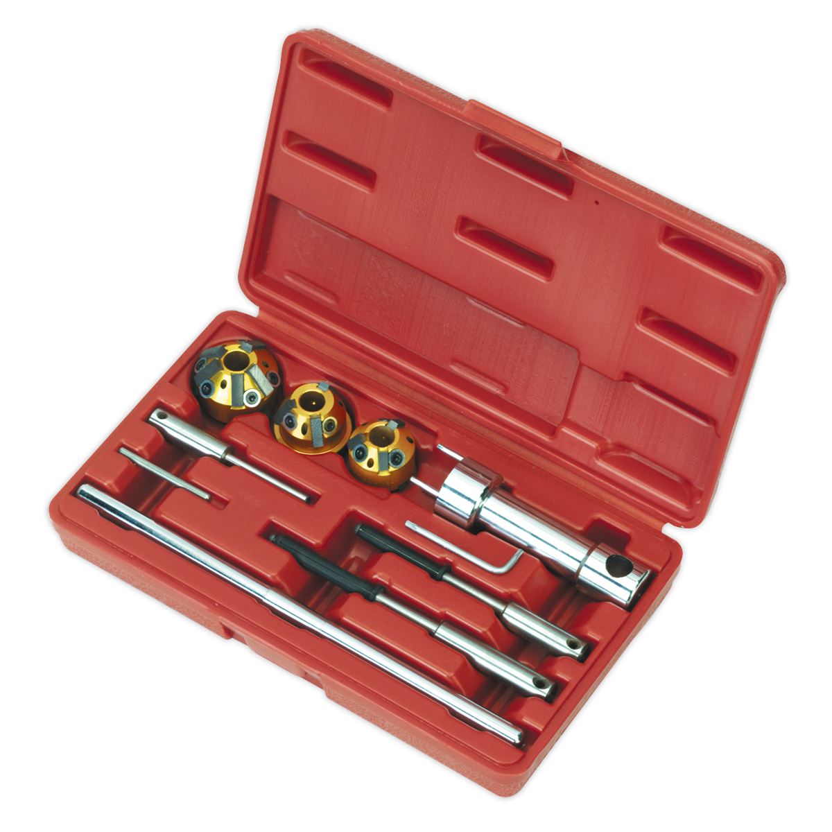 Sealey VS1823 Valve Seat Cutter Set 10pc Sealey