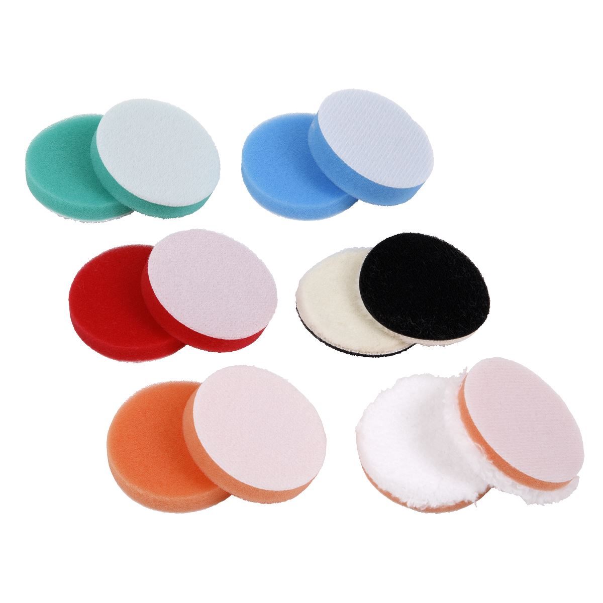 Sealey SPK600ACC2 Polisher Pad Kit Ø56mm Sealey