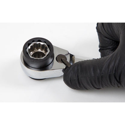 Sealey AK6391 Ratchet Ring Spanner 8-in-1 Reversible Metric Sealey