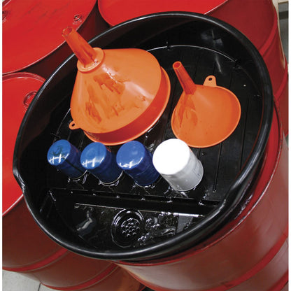 Sealey DRP19 Oil Drum Drain Pan for 205L Drum Sealey