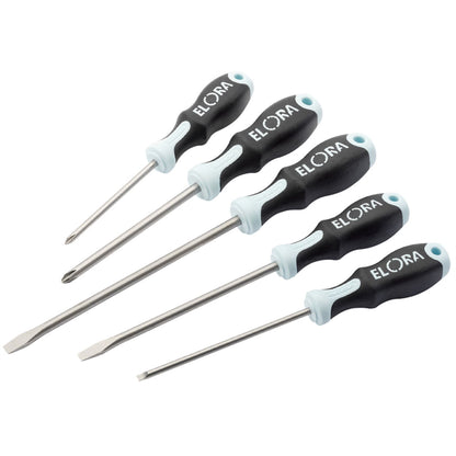 Elora 49129 Stainless Steel Engineers Screwdriver Set 5 Piece Elora