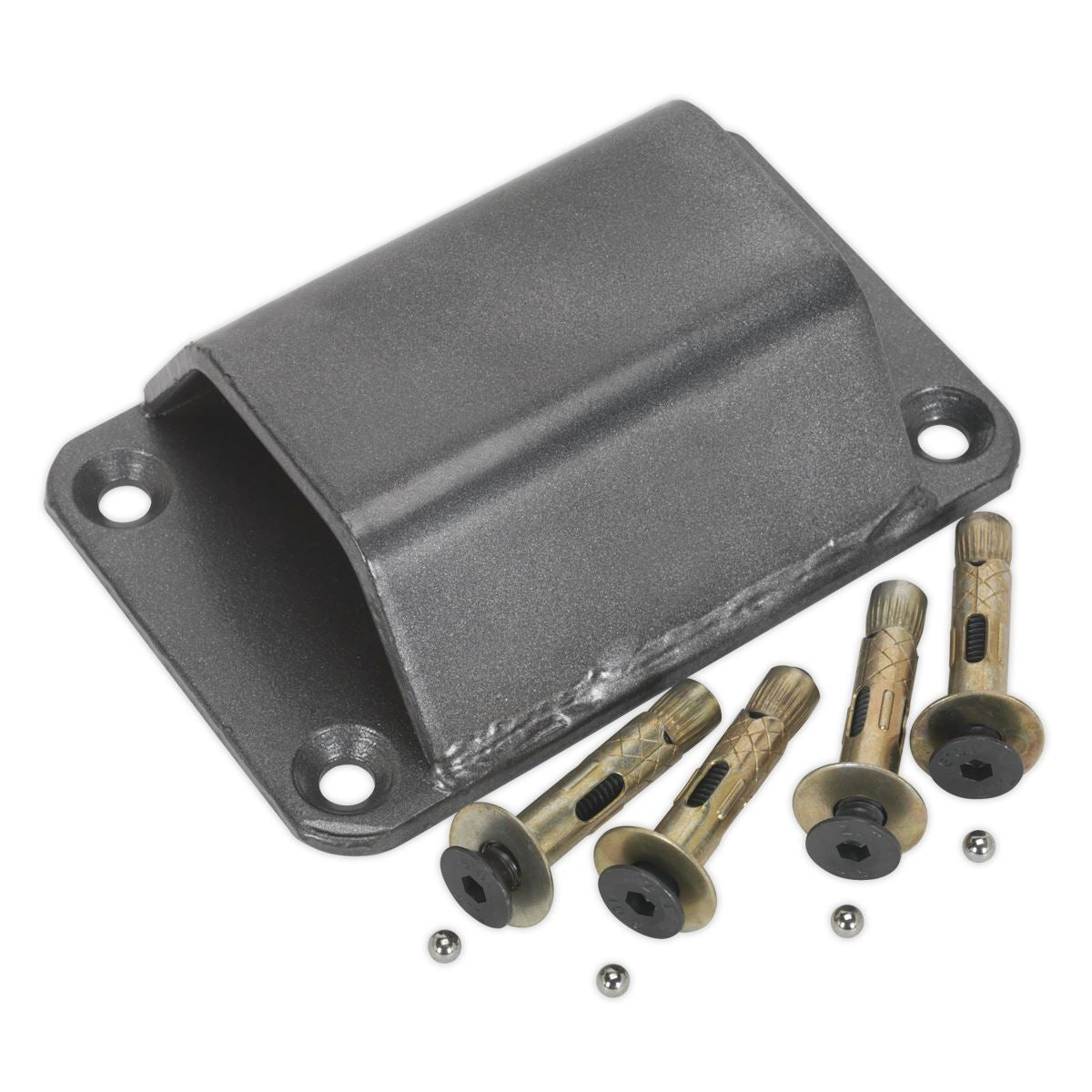 Sealey MCGA01 Motorcycle Ground Anchor with 4 Security Bolts Sealey