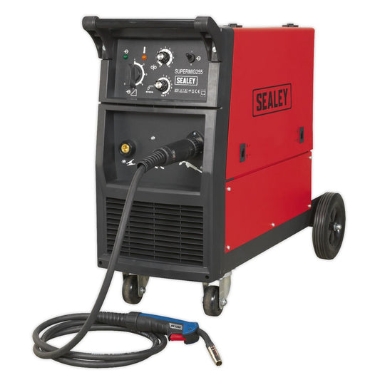 Sealey SUPERMIG255 Professional MIG Welder 250A 230V with Binzel® Euro Torch Sealey