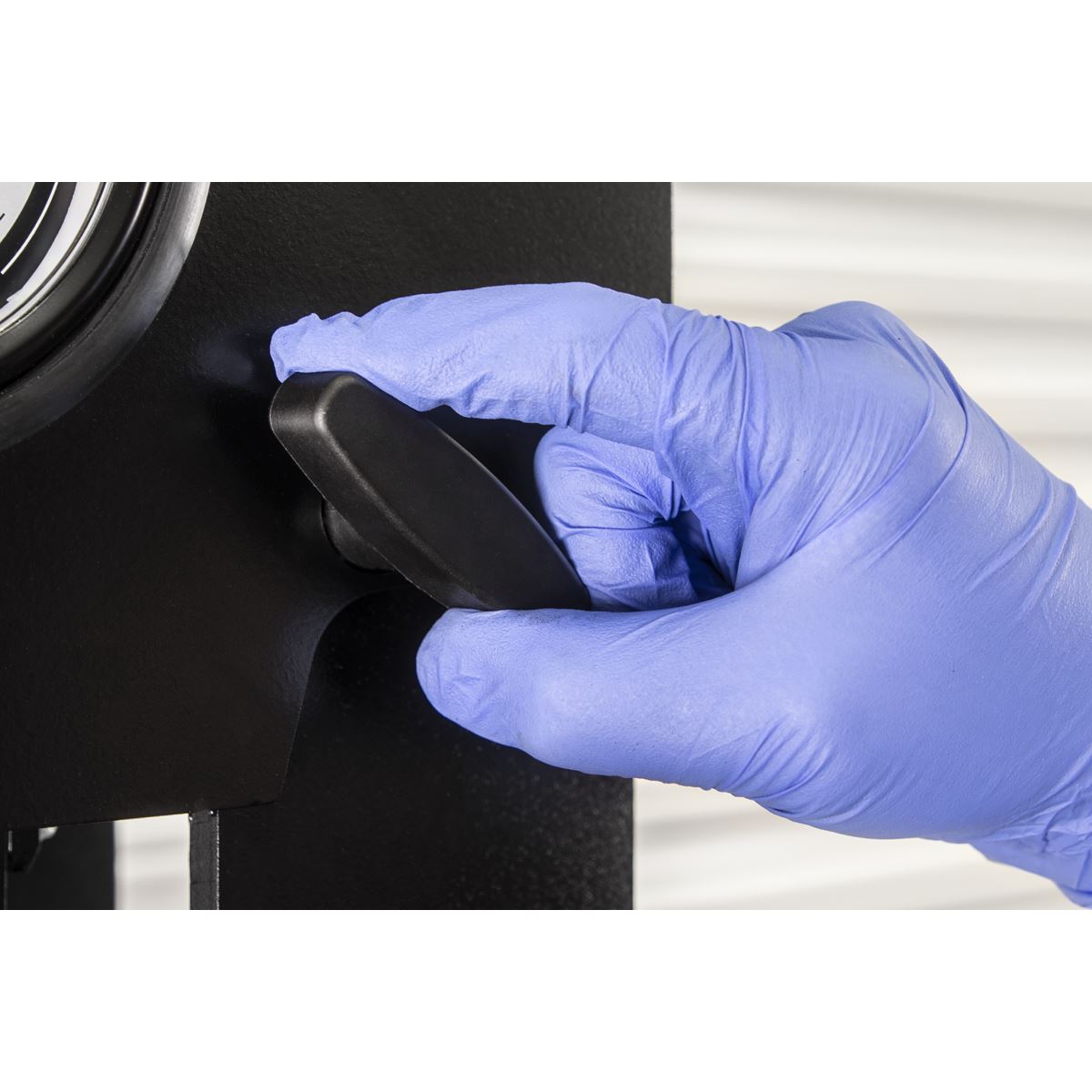 Sealey PPF501S Viking Floor Type Air/Hydraulic Press with Sliding Ram & Foot Pedal 50 Tonne Sealey