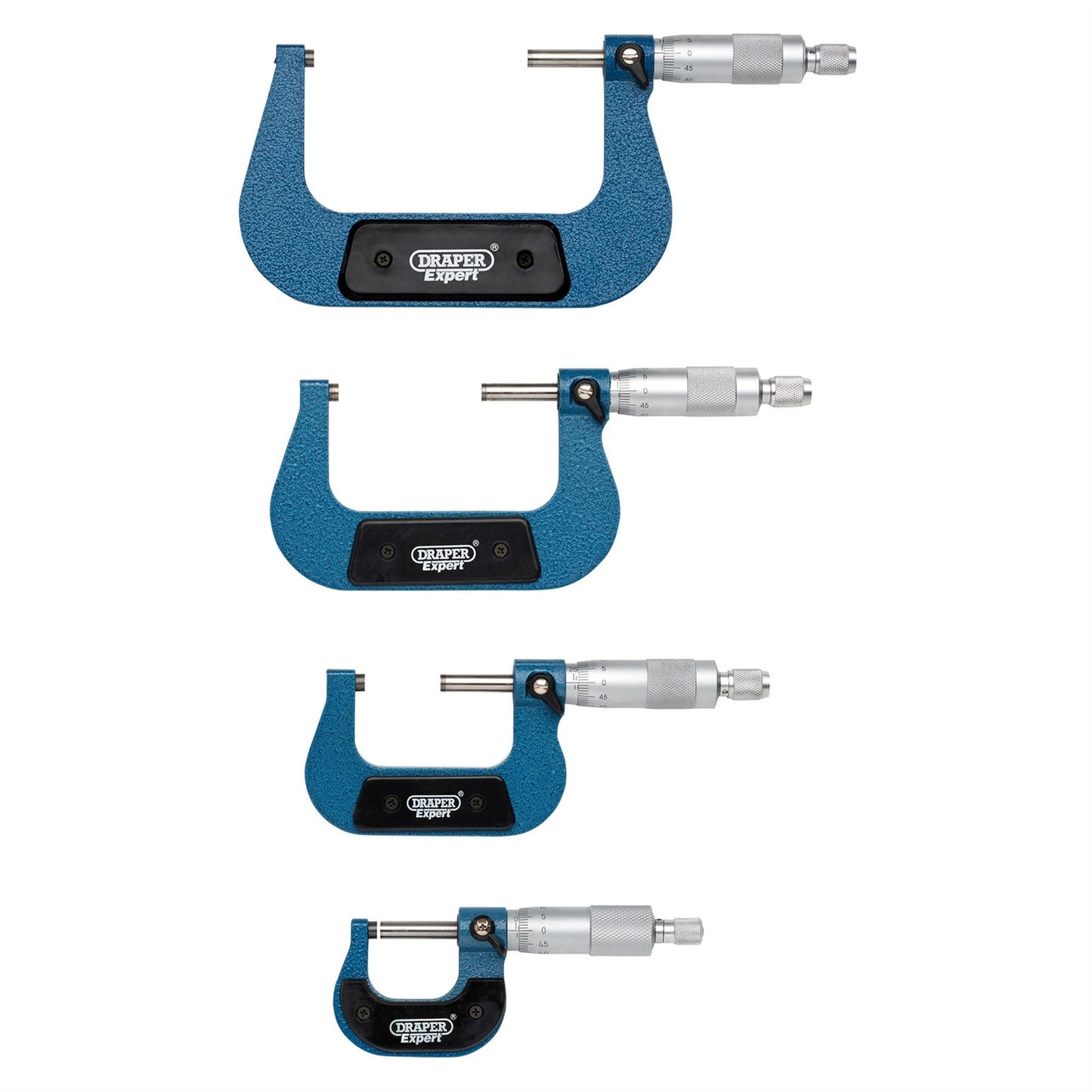 Draper 46607 Metric External Micrometer Set 4 Piece Draper