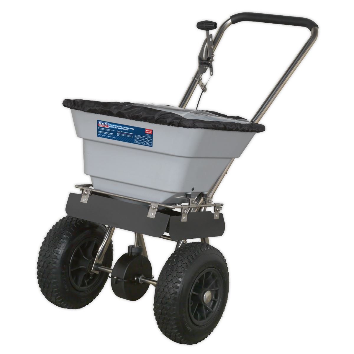 Sealey SSB37W Stainless Steel Broadcast Salt Spreader 37kg Walk Behind Sealey