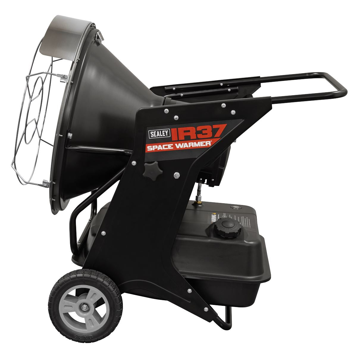 Sealey IR37 Infrared Space Warmer® Kerosene/Diesel Heater with Wheels 136000Btu/hr Sealey