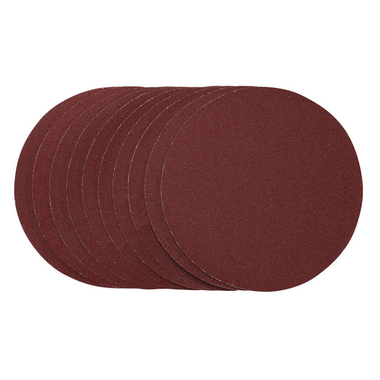 Draper 63014 Sanding Discs 150mm PSA 120 Grit Pack of 10 Draper
