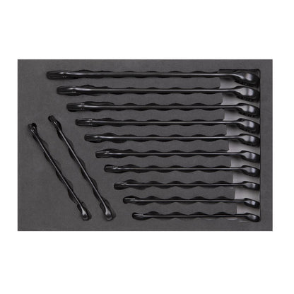Sealey AK63263B Combination Spanner Set 12pc Metric - Premier Black Sealey