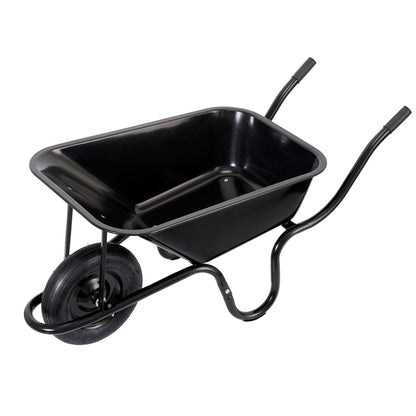 Draper 82755 Metal Tray Contractors Wheelbarrow 85L Draper