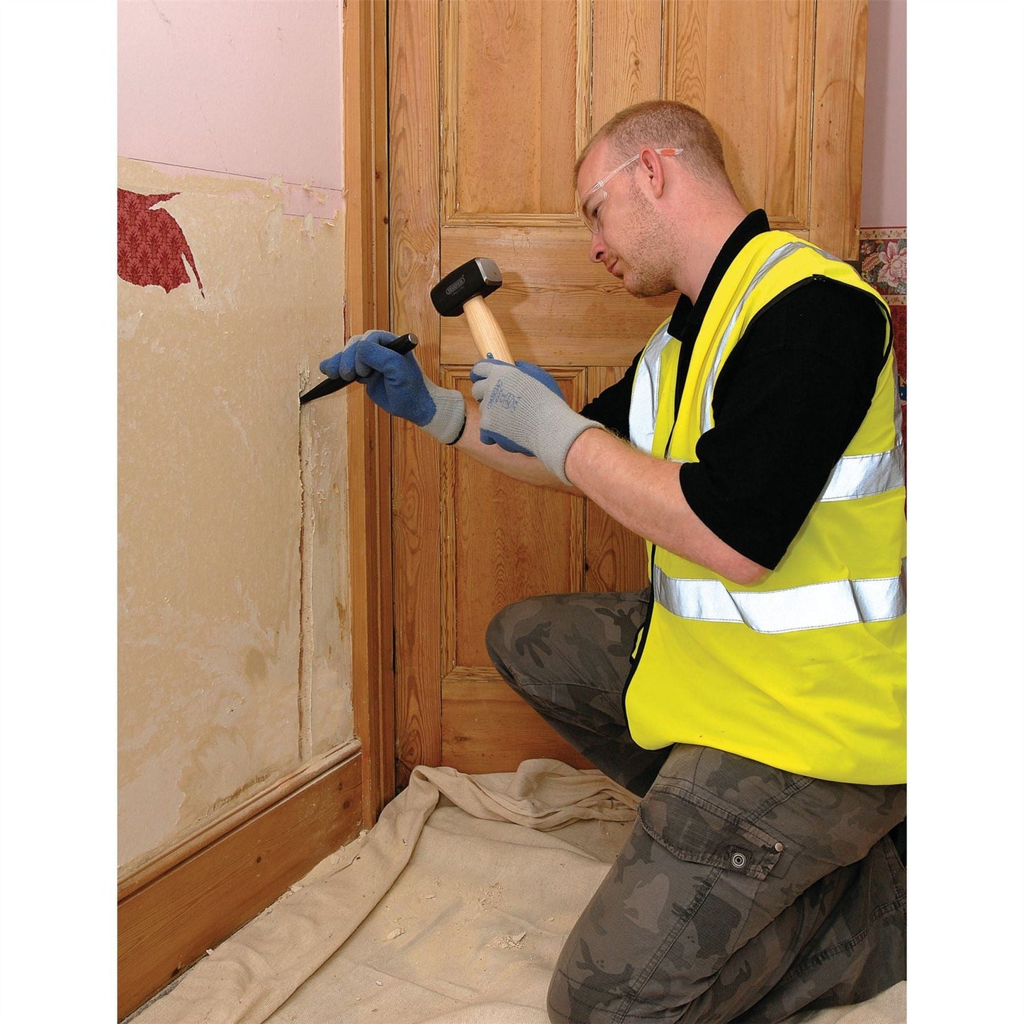 Draper 26120 Builders Kit with Hickory Handle 3 Piece Draper