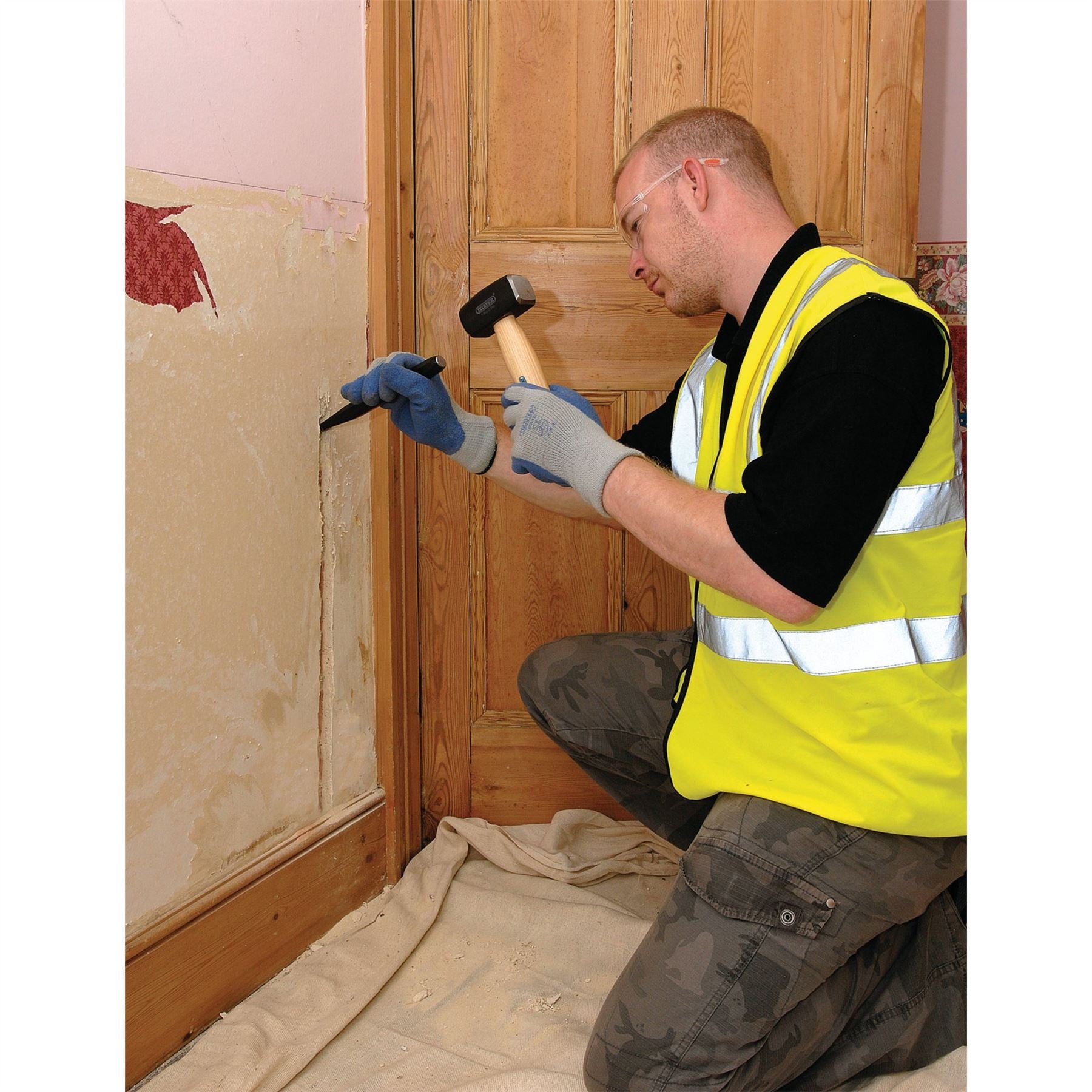 Draper 26120 Builders Kit with Hickory Handle 3 Piece Draper